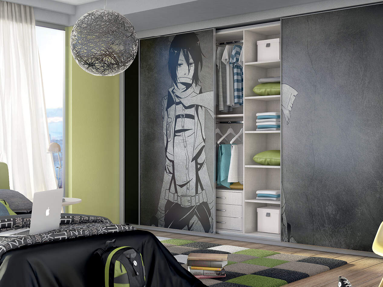 centro kitchen, wardrobe, sliding wardrobe, frame, dark color, photografy