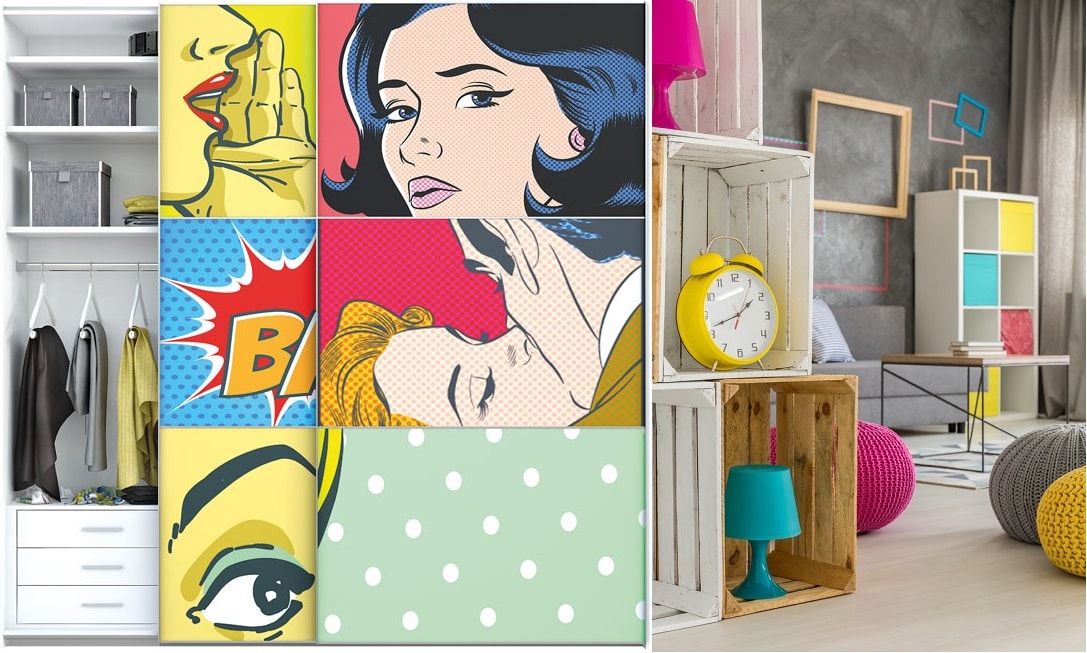 Pop art décor in your wardrobe