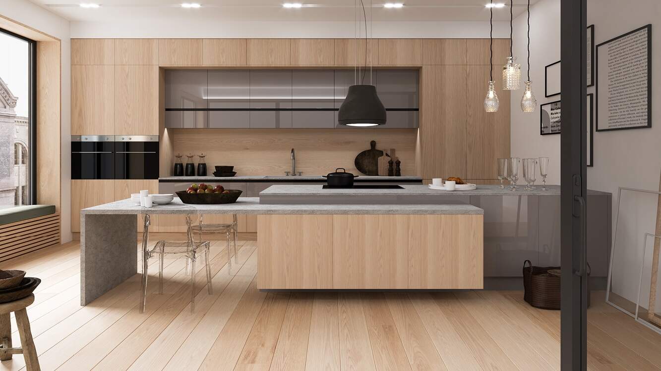 centro kitchen, κουζίνα, wood collection, κλασική κουζίνα, ανοιχτό ξύλο, νησίδα, ekmek