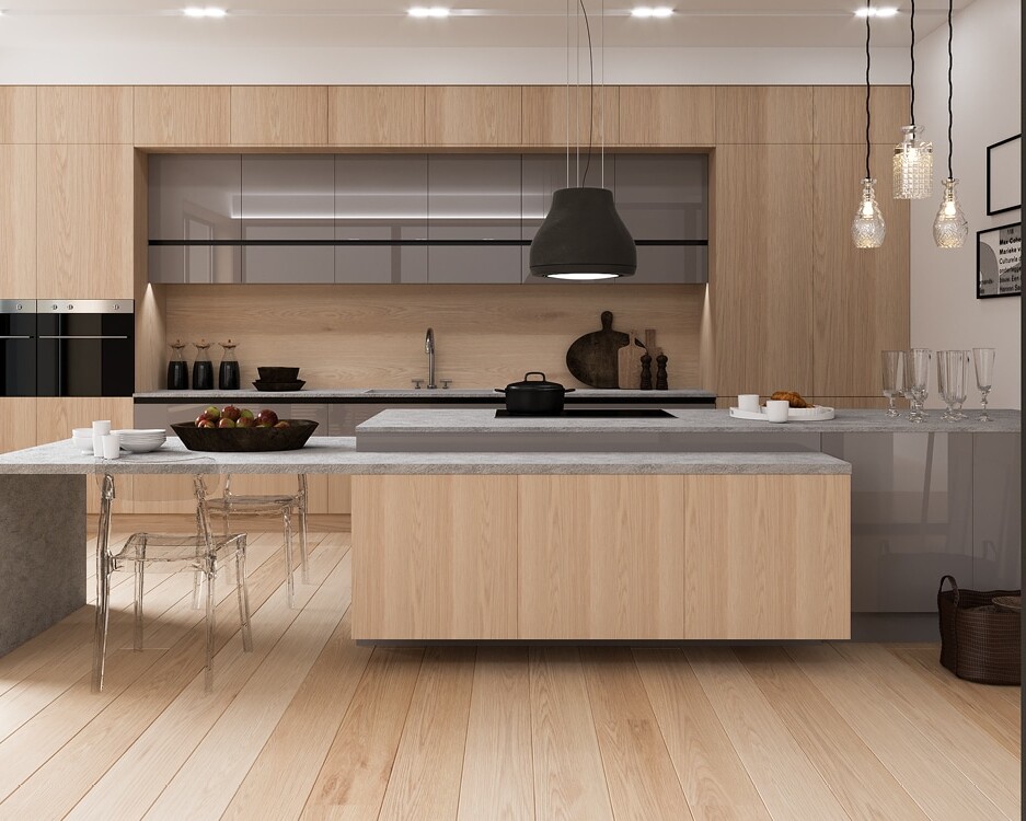 centro kitchen, κουζίνα, wood collection, κλασική κουζίνα, ανοιχτό ξύλο, νησίδα, ekmek
