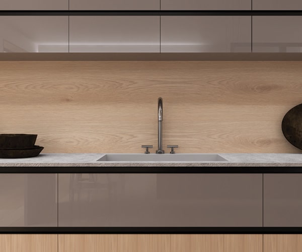 centro kitchen κουζίνα, ekmek, πάγκος κουζίνας, κλασικό μοντέλο, ανοιχτό ξύλο, γκρι ντουλάπια, γρανίτης