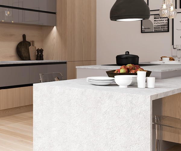 centro kitchen κουζίνα, ekmek, πάγκος κουζίνας, νησίδα, κλασικό μοντέλο, ανοιχτό ξύλο, γκρι ντουλάπια, γρανίτης