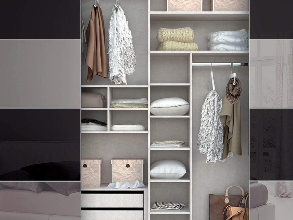 centro kitchen, wardrobe, sliding wardrobe, even, mirror, glass, aluminum frame