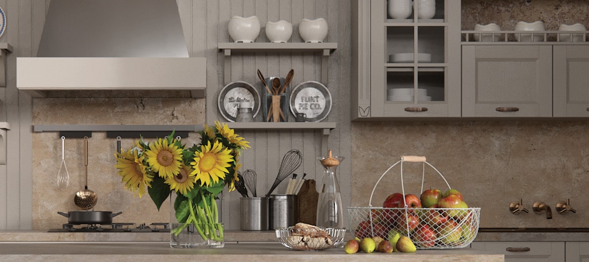 centro kitchen κουζίνα, mandola, νησίδα, ανοιχτόχρωμο ξύλο, βιτρίνα, νεροχύτης, κλασικό, φούρνος, country