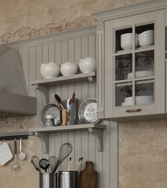 centro kitchen κουζίνα, mandola, ανοιχτόχρωμο ξύλο, βιτρίνα, κλασικό, φούρνος, country
