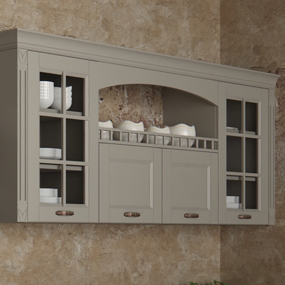 centro kitchen κουζίνα, mandola, ανοιχτόχρωμο ξύλο, βιτρίνα, κλασικό, country, κρεμαστό