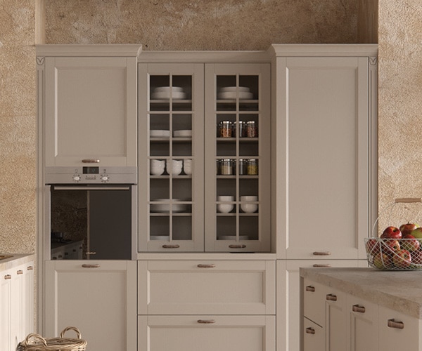 centro kitchen κουζίνα, mandola, νησίδα, ανοιχτόχρωμο ξύλο, βιτρίνα, κλασικό, φούρνος, country