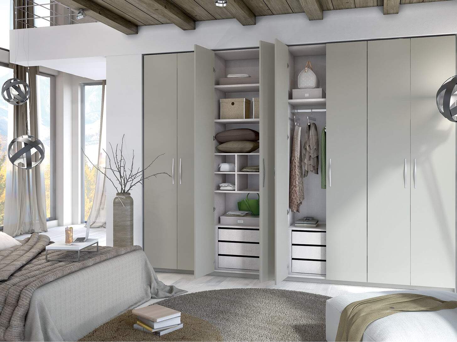 centro kitchen, ντουλάπα, ανοιγόμενη ντουλάπα, υπνοδωμάτιο, ανοιχτό ξύλο, vital
