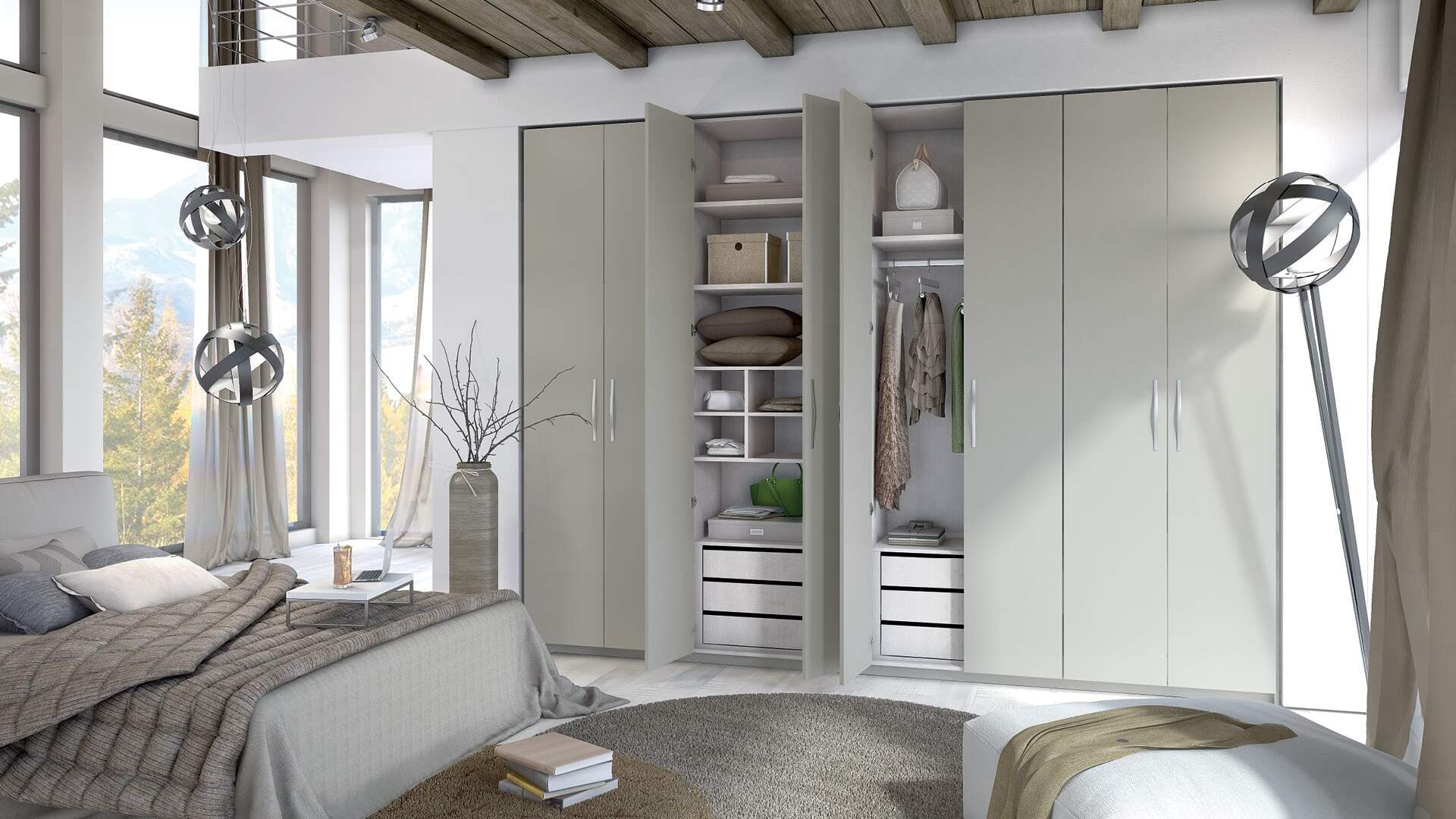 centro kitchen, ντουλάπα, ανοιγόμενη ντουλάπα, υπνοδωμάτιο, ανοιχτό ξύλο, vital
