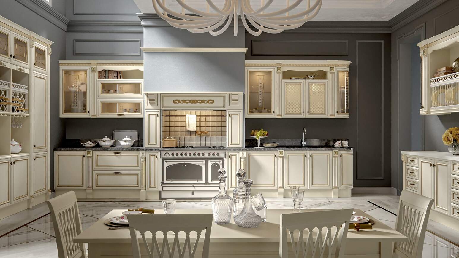centro kitchen κουζίνα frame κλασσική custard