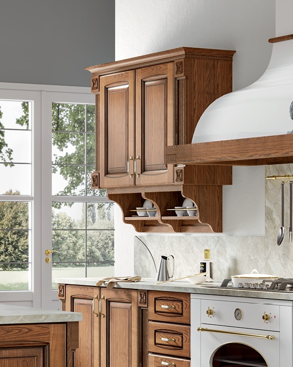 centro kitchen κουζίνα frame κλασσική Walnut Cake