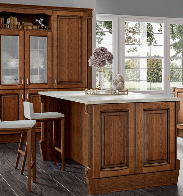centro kitchen κουζίνα frame κλασσική Walnut Cake