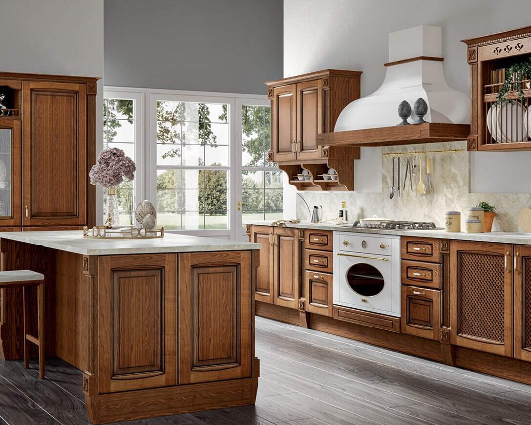 centro kitchen κουζίνα frame κλασσική Walnut Cake